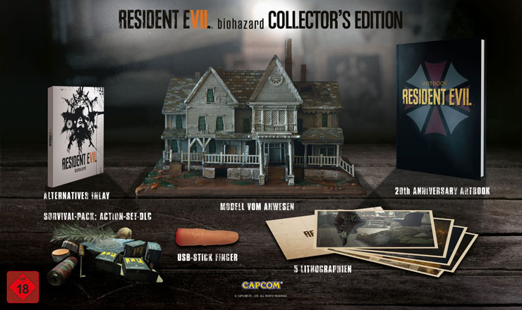 resident evil 7 collectors edition inhalt