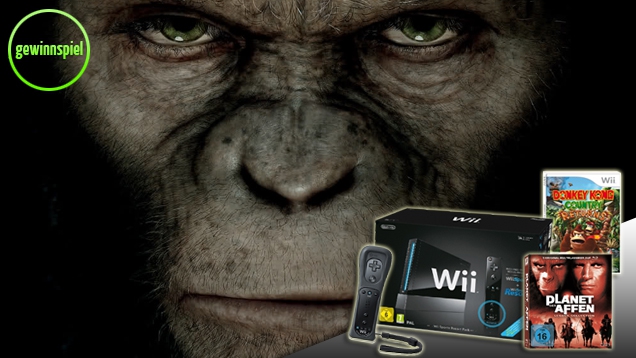 Affengeil! Gewinne eine Wii Konsole, Planet der Affen - Legacy Collection auf Blu-ray und vieles mehr!