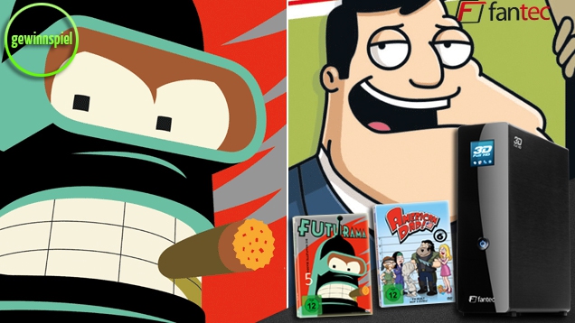 Futurama &amp; American Dad: Gewinne einen Media-Player von Fantec