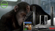 Planet der Affen - Prevolution: Gewinne ein affenstarkes Blu-ray-System von Teufel