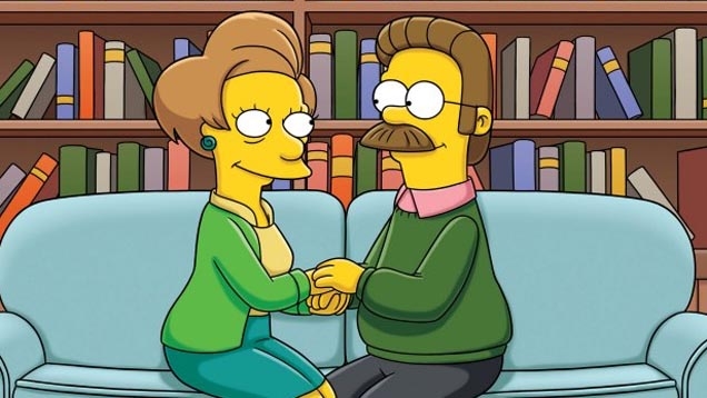 Die Simpsons tragen Edna Krabappel zu Grabe