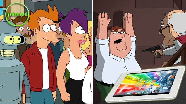 Futurama &amp; Family Guy: Gewinne ein Tablet von ARCHOS
