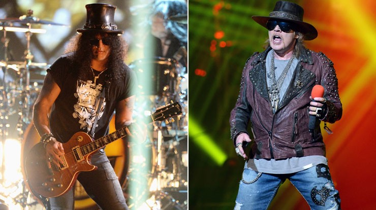 Guns N&#039; Roses: Slash und Axl Rose feiern Reunion