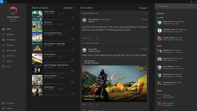 Das kann die Xbox-App von Windows 10