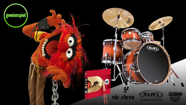 The Muppets: Gewinne das Schlagzeug von Tier!