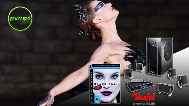 Black Swan: Hochwertiges Lautsprechersystem von Teufel sowie limitierte Black Edition auf Blu-ray gewinnen!