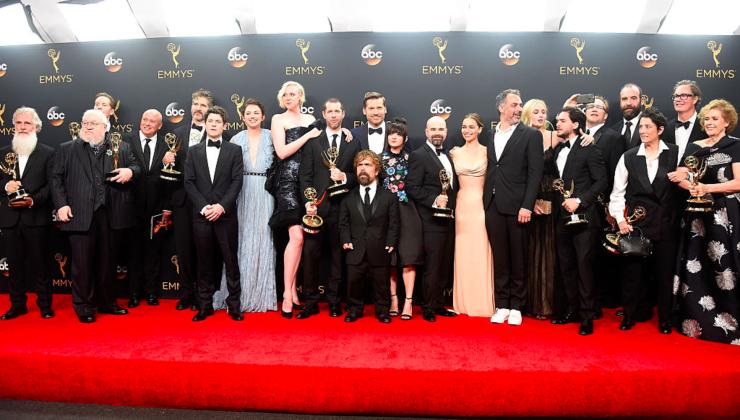 Die Game of Thrones Darsteller bei der diesjährigen Emmy-Verleihung