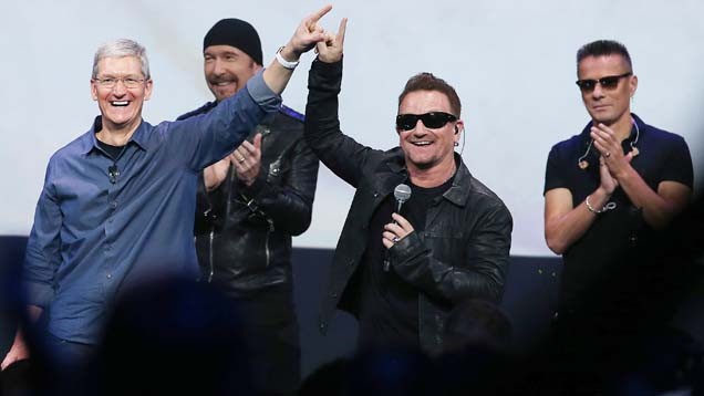 Bono entschuldigt sich für U2-iTunes-Debakel