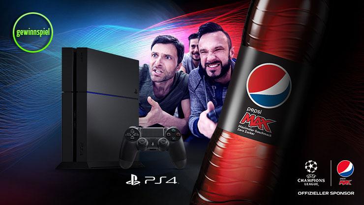 Maximaler Gaming-Spaß mit Pepsi MAX: Gewinne eine PS4!